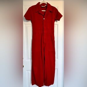 Big Bud Press Short Sleeve Jumpsuit - Burnt Terracotta